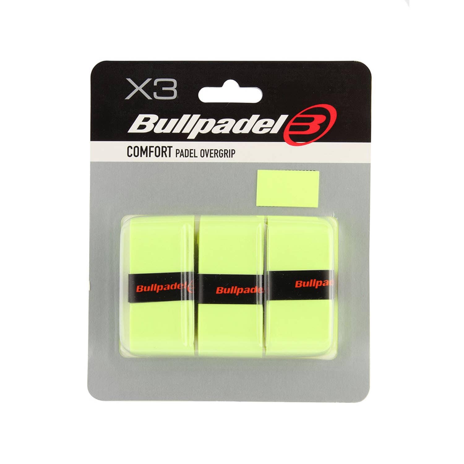 Bullpadel OVERGRIP 3 UNIDADES GB-1200 Amarillo FLUOR