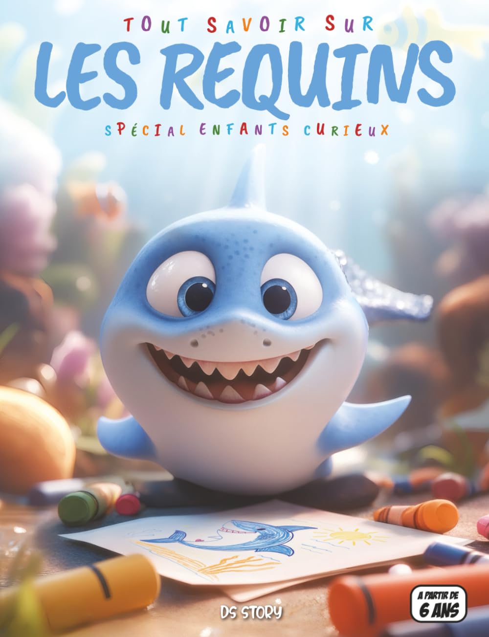 Tout savoir sur les Requins – Spécial enfants curieux: Découvre le monde fascinant des requins, leurs espèces, leurs techniques de chasse et comment protéger ces rois des océans