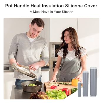 のびも15ヒーターカバー Amazon.com: 3PCS Pot Handle Heat Insulation Silicon Cover