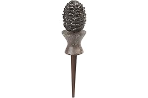 Liberty Garden 615 Decorative Pine Cone Garden Hose Guide - Bronze
