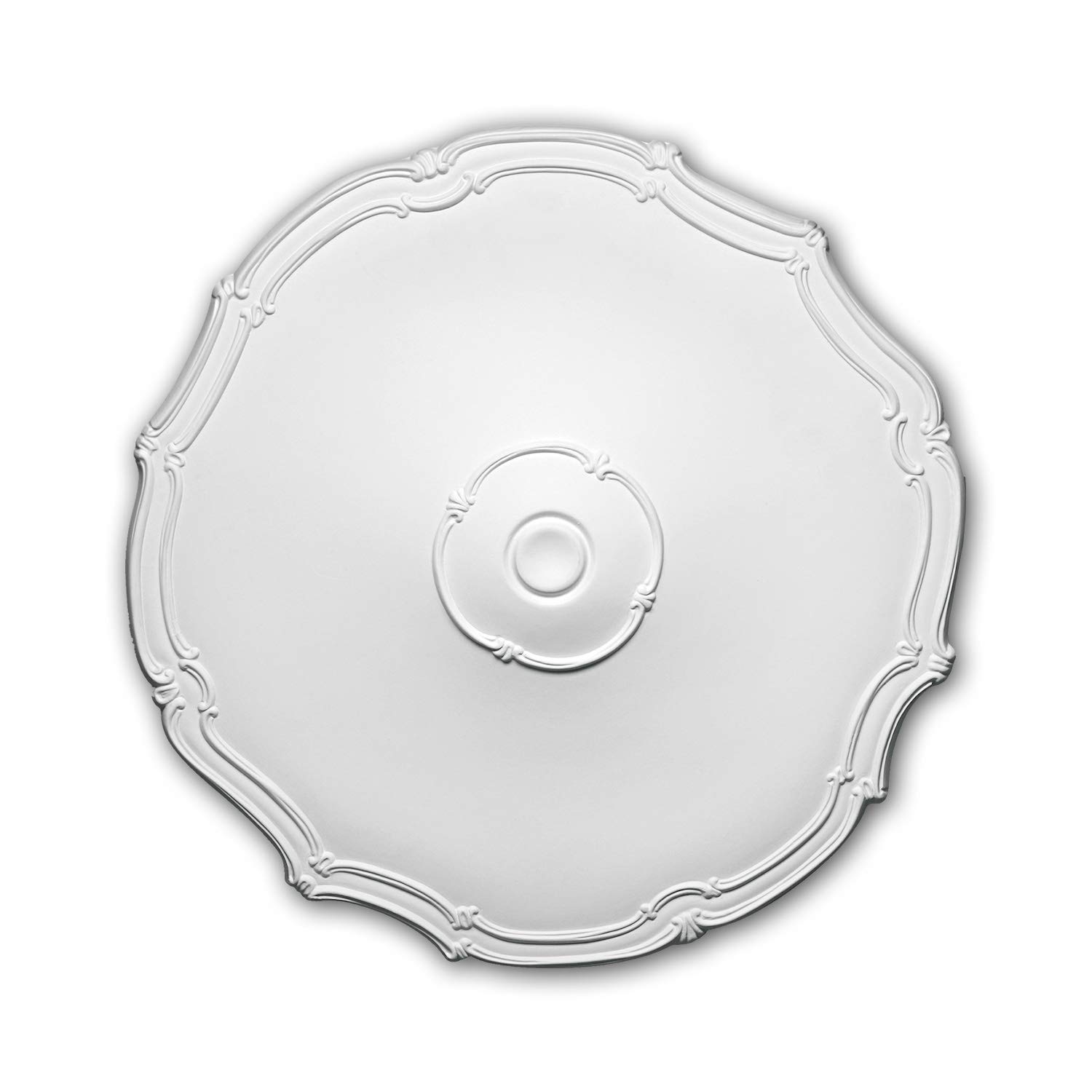 Rosetón Profhome 156016, renueve sus techos y realce sus lámparas de comedor con elegancia