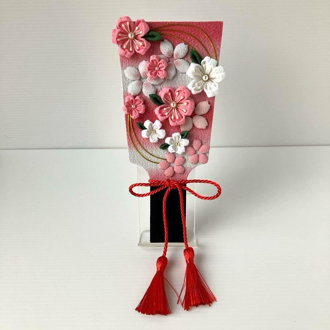 ひな祭り 羽子板飾り 桜 20号押絵羽子板飾り 華流水 白木桜華のケース