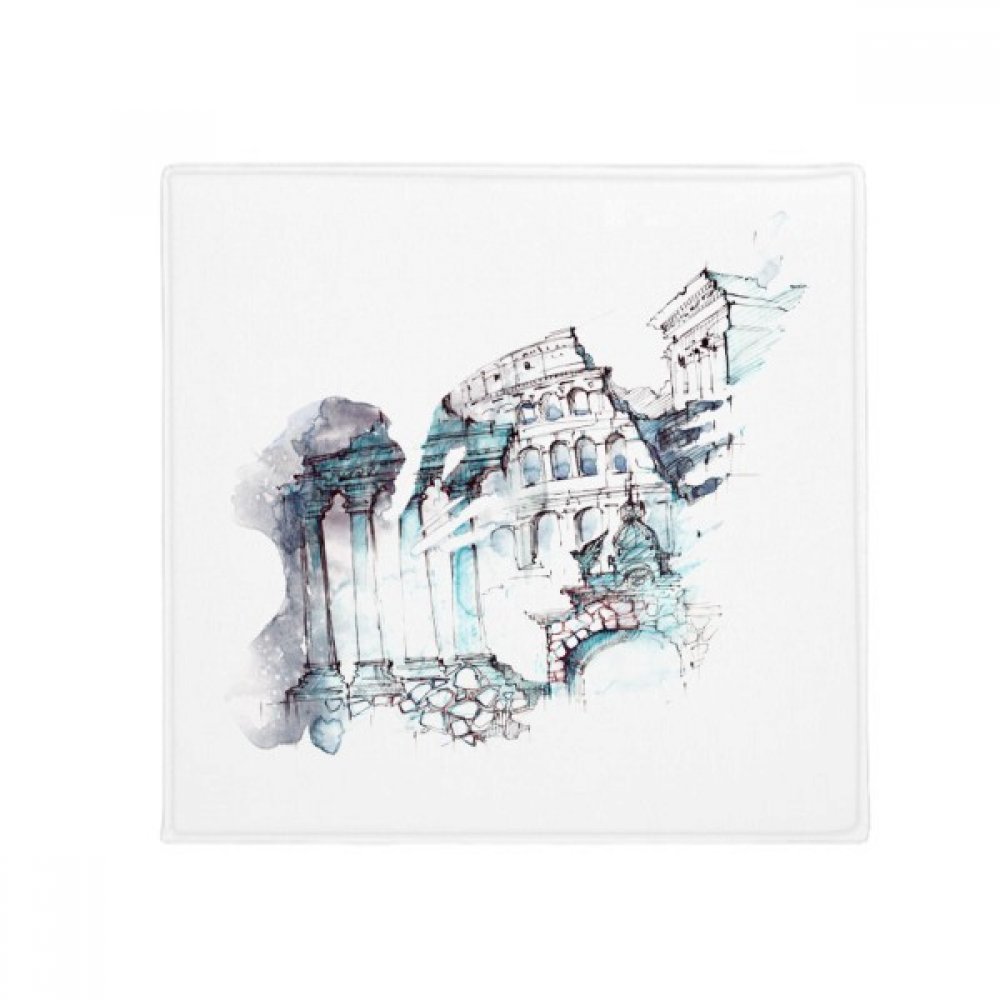 Sol glissant ? Le tapis Ruiné Rome aquarelle antidérapant sécurise votre intérieur