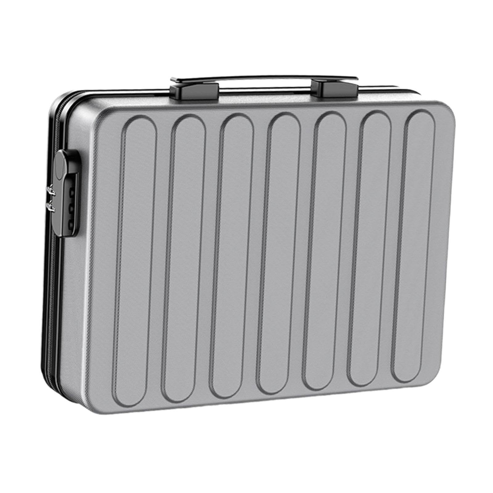 Bolsa impermeable para documentos con cerradura, organizador de archivos de bolsillo, gran capacidad, caja fuerte para guardar documentos importantes y certificados,