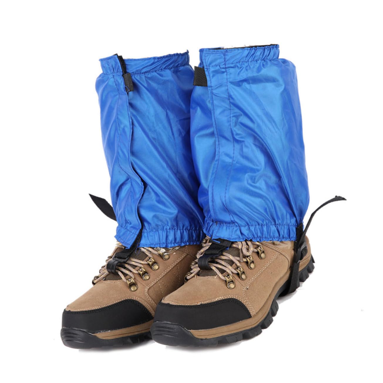 TOYANDONA 3 Paires Guêtres de Randonnée Neige Imperméables et Respirantes Protections Thermiques pour Jambes Accessoires pour Activités Extérieures Bleue