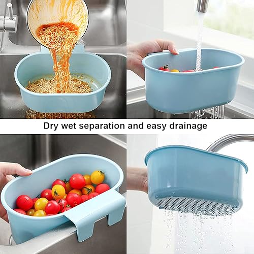 Miniatura 3 de Cesta de drenaje para fregadero de cocina, cesta de compost, fregadero de esquina, colador de cisne, colador de esquina colgante, triángulo,