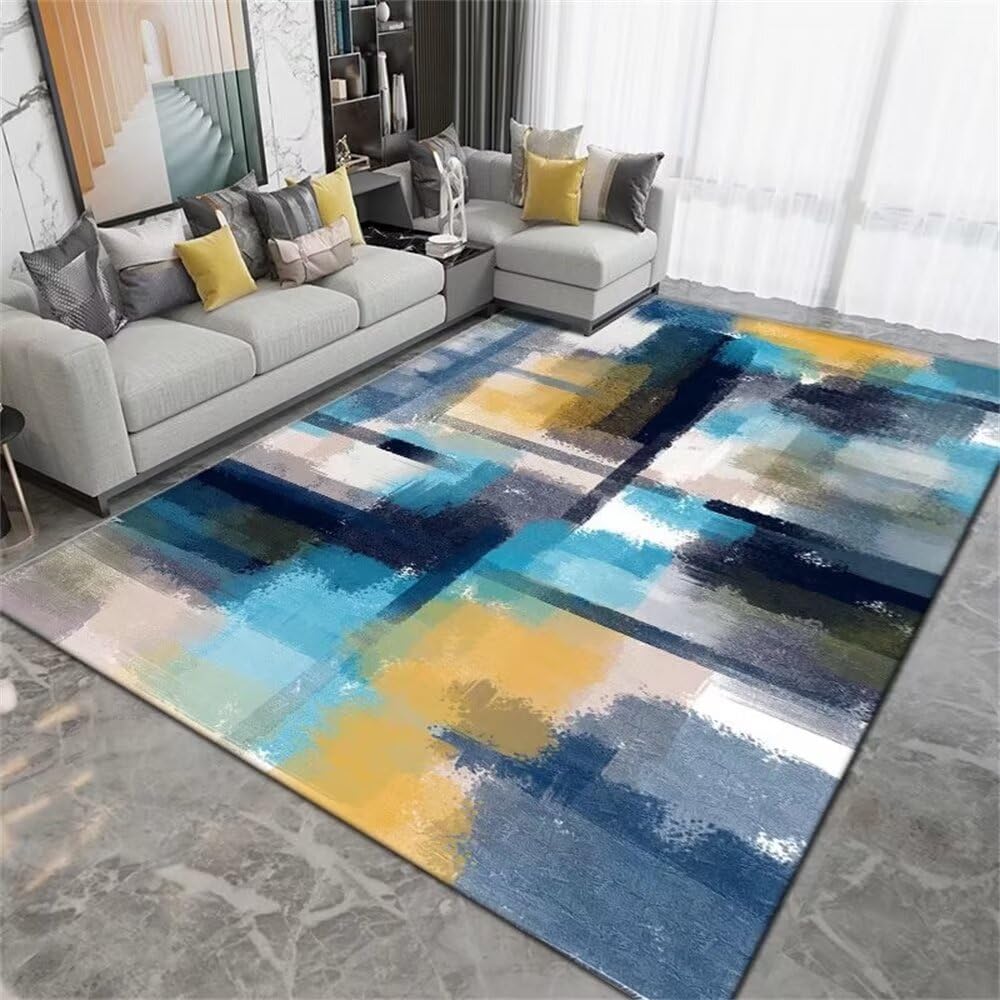 Tapis d entree grand format antidérapant et tapis de salon de couleur