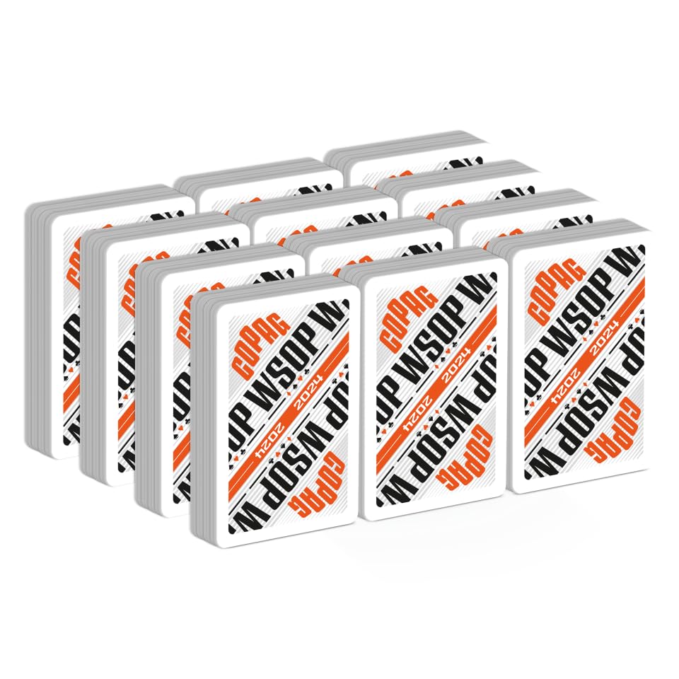 Amazon.com: Copag 2024 WSOP World Series of Poker 100% Plastic