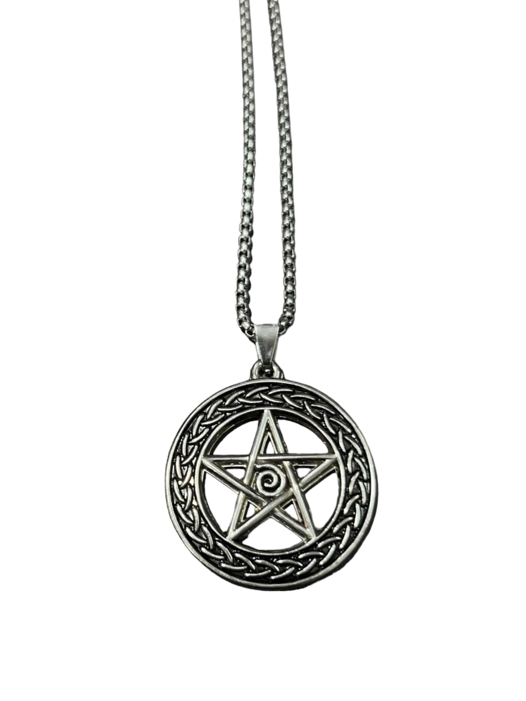 Style Metal Silver Biker Large Stylish Mens Fashion Locket With Box Chain Pendant Necklace Chain Gift For Men Boysn-image-46