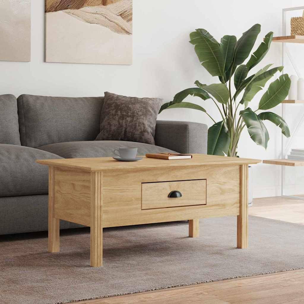 Table basse avec tiroir BODO fini le désordre dans votre salon