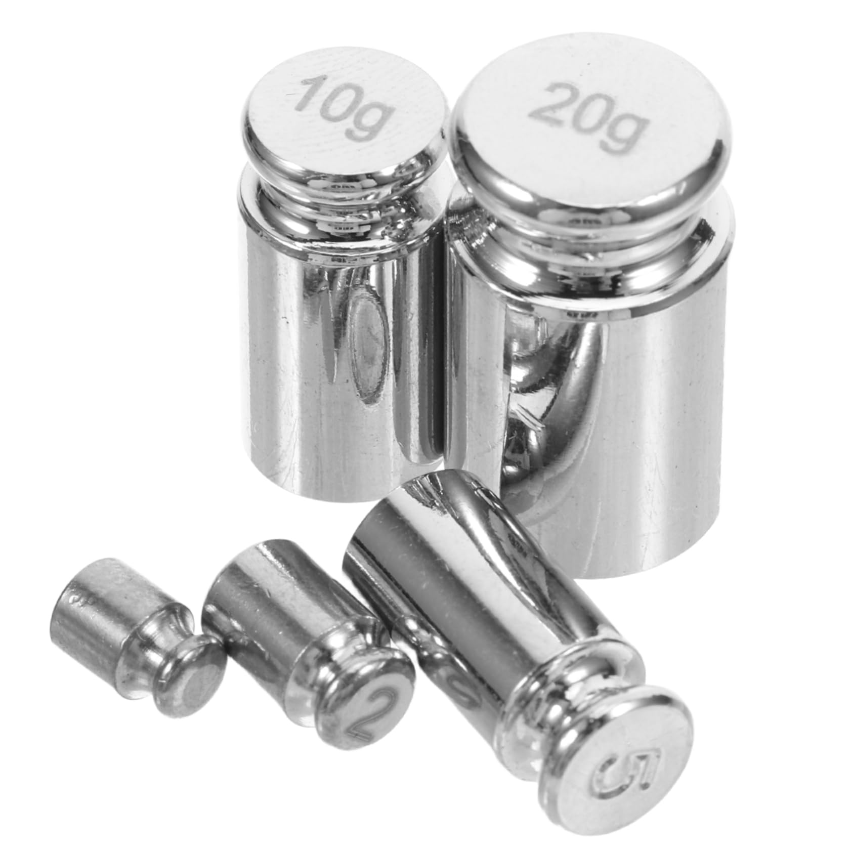 SOLUSTRE Multi-Purpose Calibration Weights 1g to 20g for Digital Scales Craft Meat Weighing