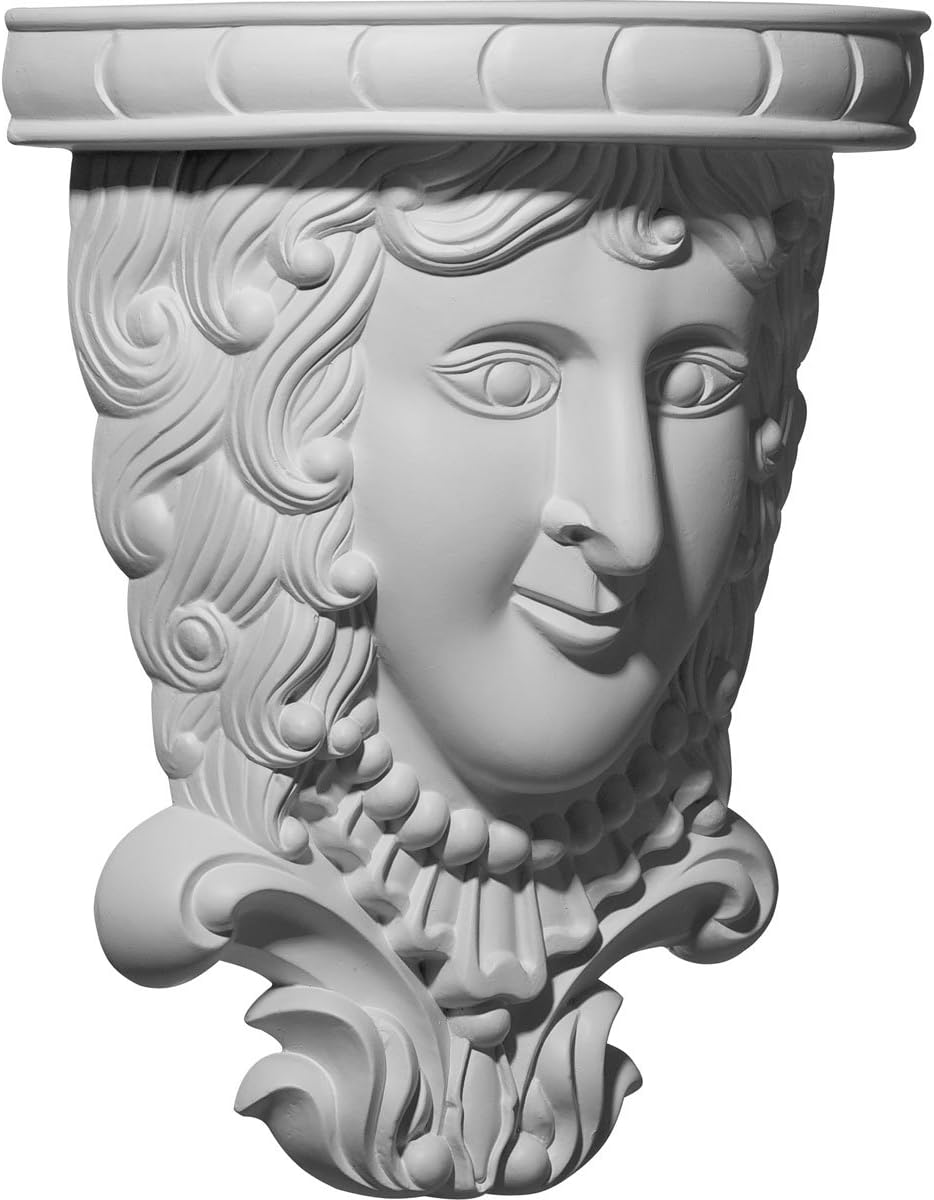 Ekena Millwork COR11X05X13AN 11 1/8-Inch W x 5 1/2-Inch D x 13 3/8-Inch H Angel Corbel