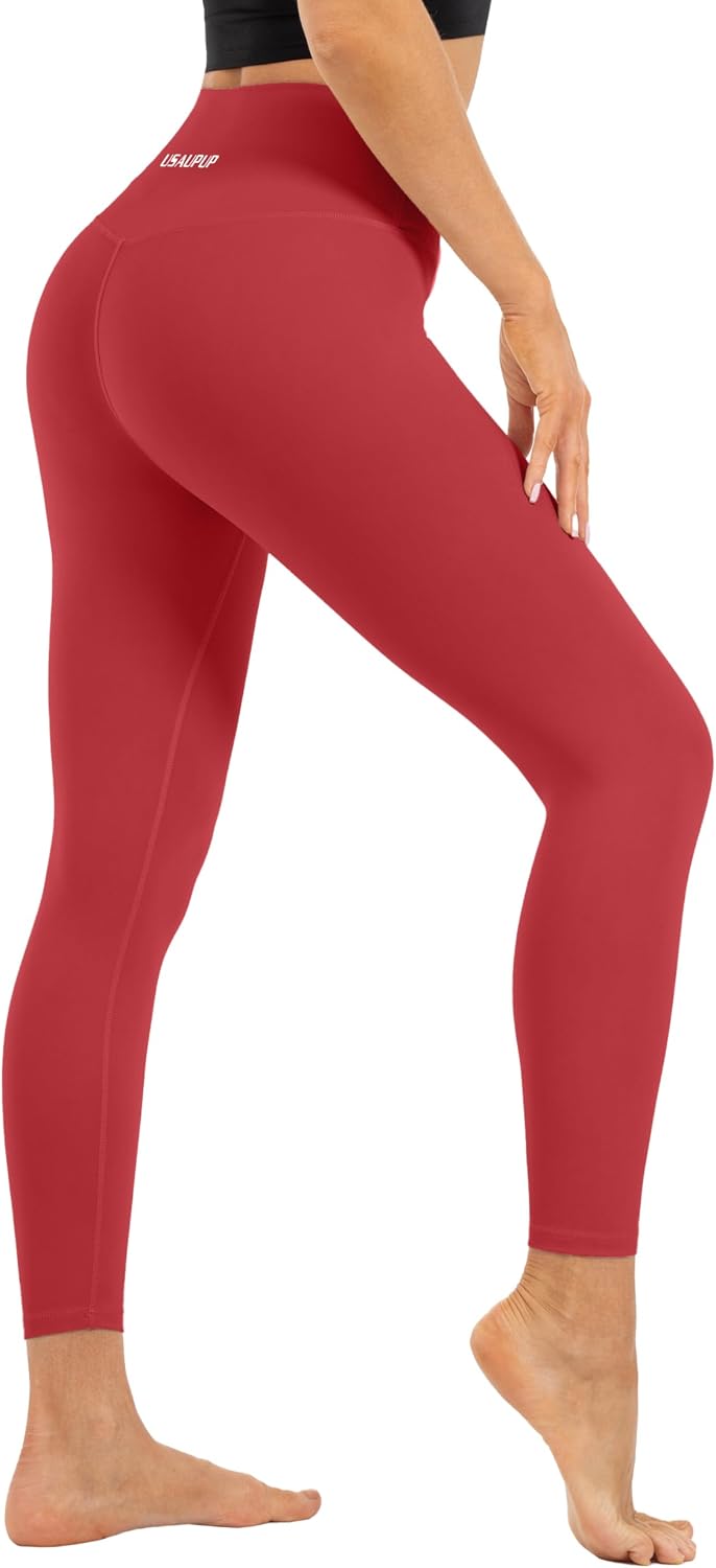 Buttery Soft Leggings for Women High Waisted Tummy Control No Front Seam Yoga Pants Workout Athletic Gym Leggings