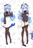 Game Ganyu Anime Figure Body Pillow Case Cover Hugging Pillow Pillowcase Stuffed Double-Sided Printed 59 x 20 Inch Peach Skin Plush Ganyu 22