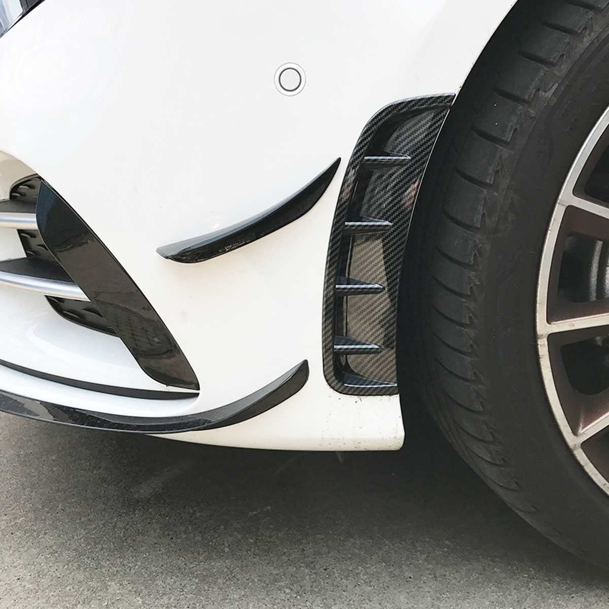 Auto Paraurti Ruota Anteriore Laterale Presa d'Aria Splitter Spoiler Canard Parti per Mercedes per Benz Classe A W177 A180 A200 A220 A250 2019 2020 Accessori per Auto