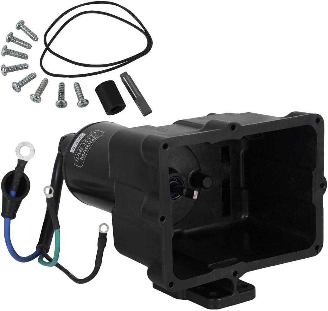 RAREELECTRICAL Tilt Trim Motor With Reservoir Compatible With Mercury Marine Outboard 35-220Hp Mercruiser Mc-Ii Tr Trs Alpha One Ssm Volvo Penta Bmw B190 B220 Z-Drive 76395A2 88475A5 18-6763 6217