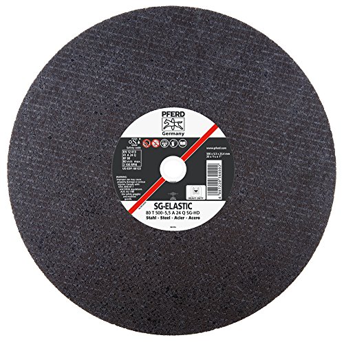 PFERD 66123 Heavy Duty Stationary Cut-Off Wheel, Aluminum Oxide A, 20