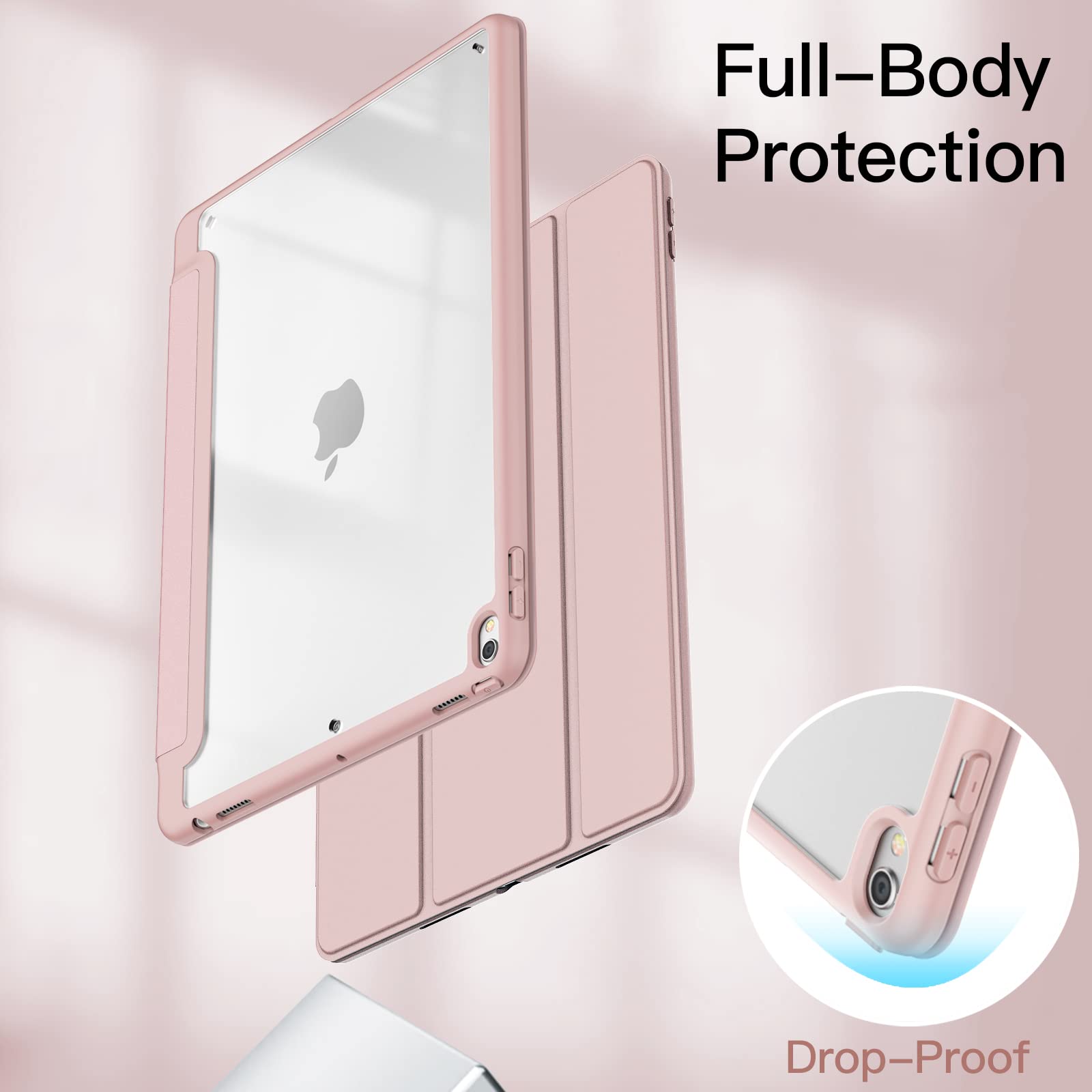 JETech Case for iPad Air 3 (10.5-Inch 2019, 3rd Generation) and iPad Pro 10.5-Inch with Pencil Holder - Image 4