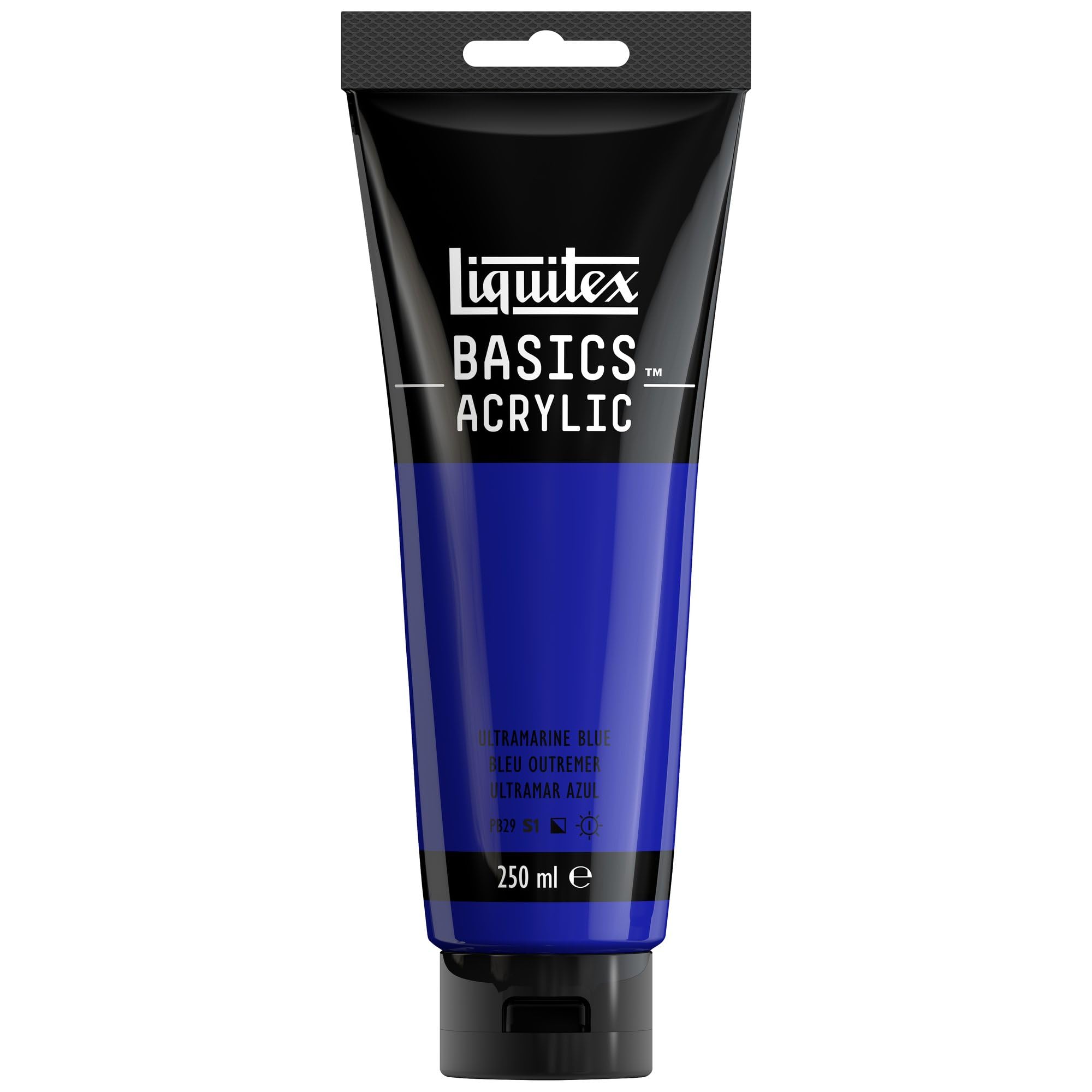 LIQUITEX Basics Acrylic Paint, Ultramarine Blue, 250 ml Tube