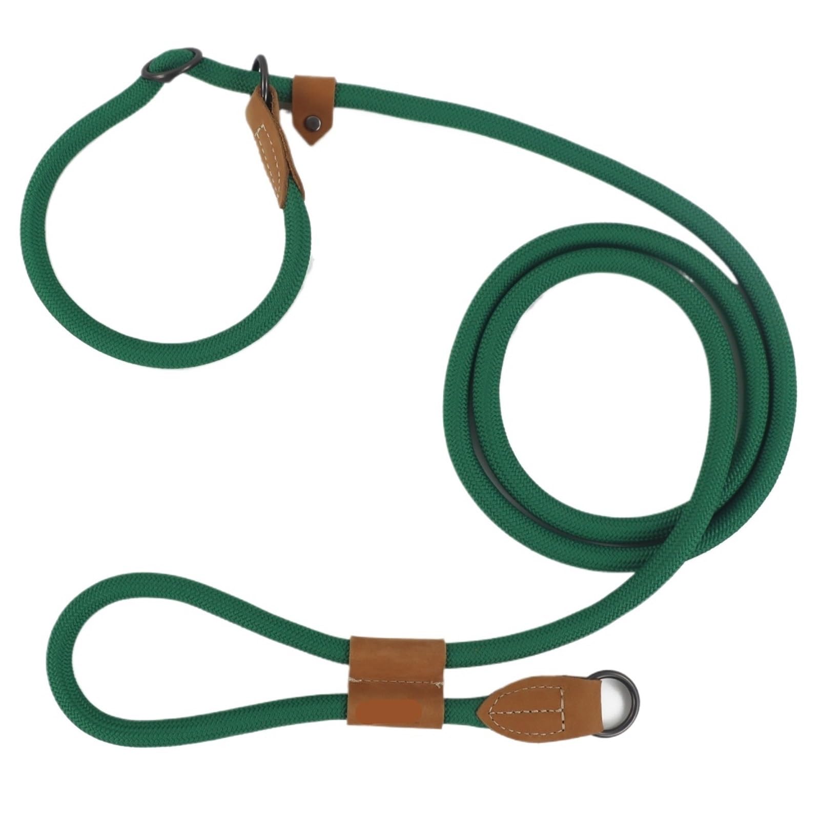 Ceinture de Traction pour Chien Laisse multifonctionnelle réglable en Forme de P for Chien, avec chaîne Traction, for la Course et Marche, Mains Libres(Green,300CM)