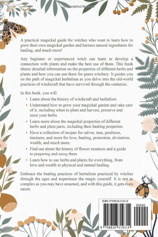 Miniatura 2 de Herbalism for Witches Witchcraft Guide to Herbal Apothecary With the Use of Plant Witchery, Root Magic, Flower Essence and Healing Herbs