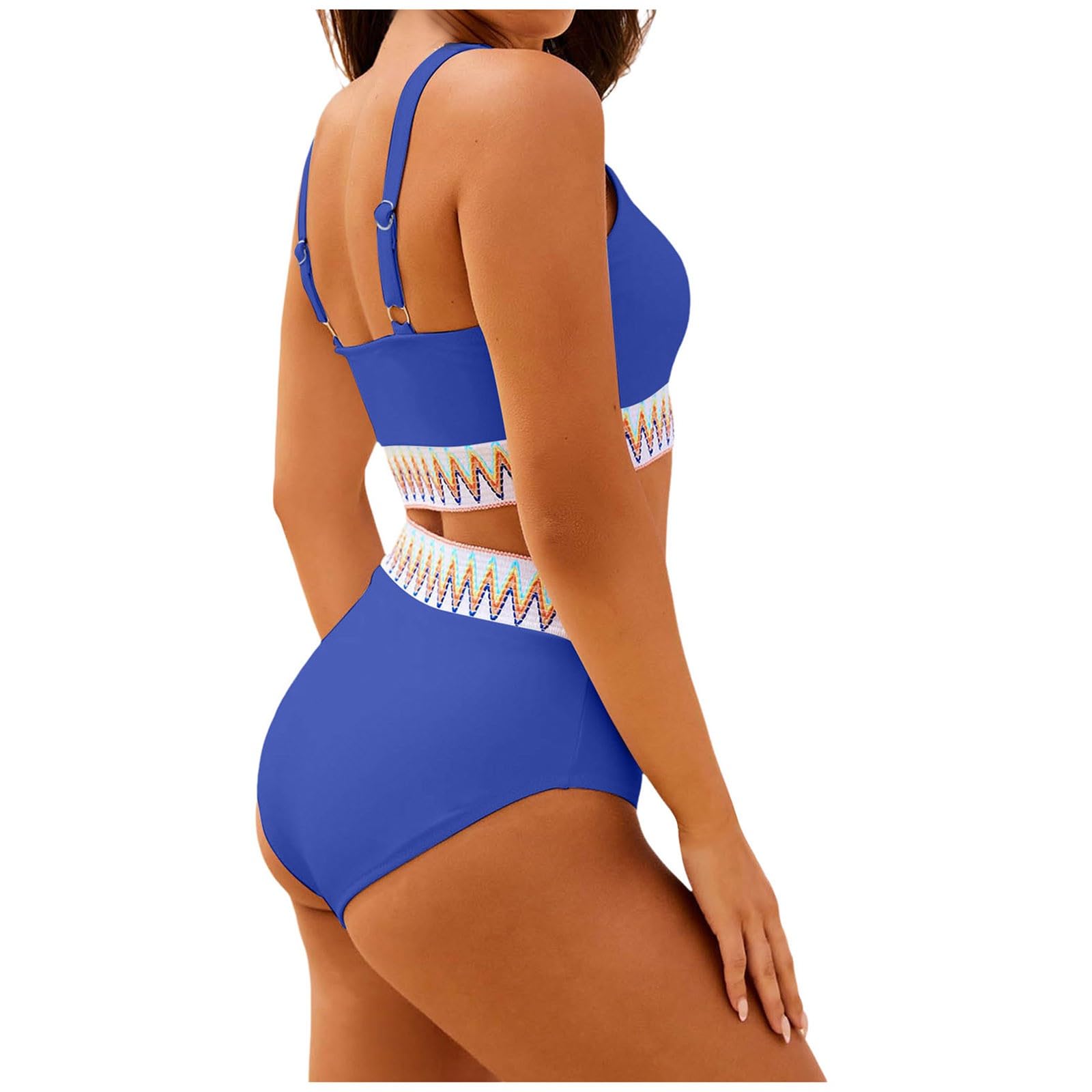 Générique 2024 - Nuevos Conjuntos de Bikini para Mujeres Trajes de Baño Deportivos De Dos Piezas De Talle Alto Trajes De Baño De Corte Alto Traje Menstrual Piscina
