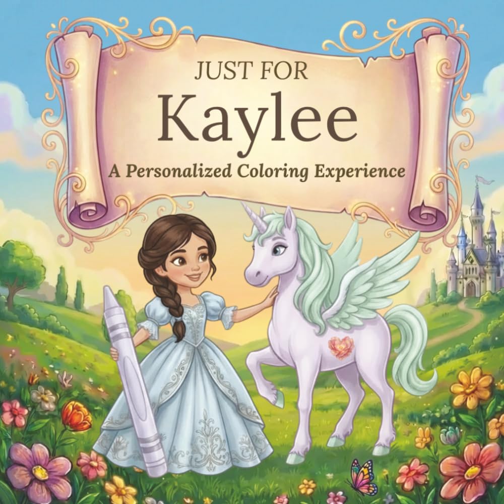 Just for Kaylee: A Personalized Coloring Experience: 50 total coloring pages | 28 coloring pages featuring Kaylee's name | 22 coloring pages themed for girls (Personalized Coloring Book Series)