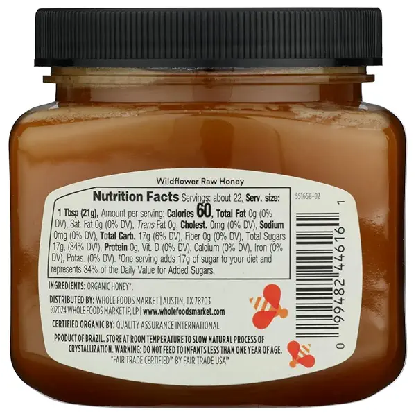 365 by Whole Foods Market Organic Raw Wildflower Honey, 16 OZ 2