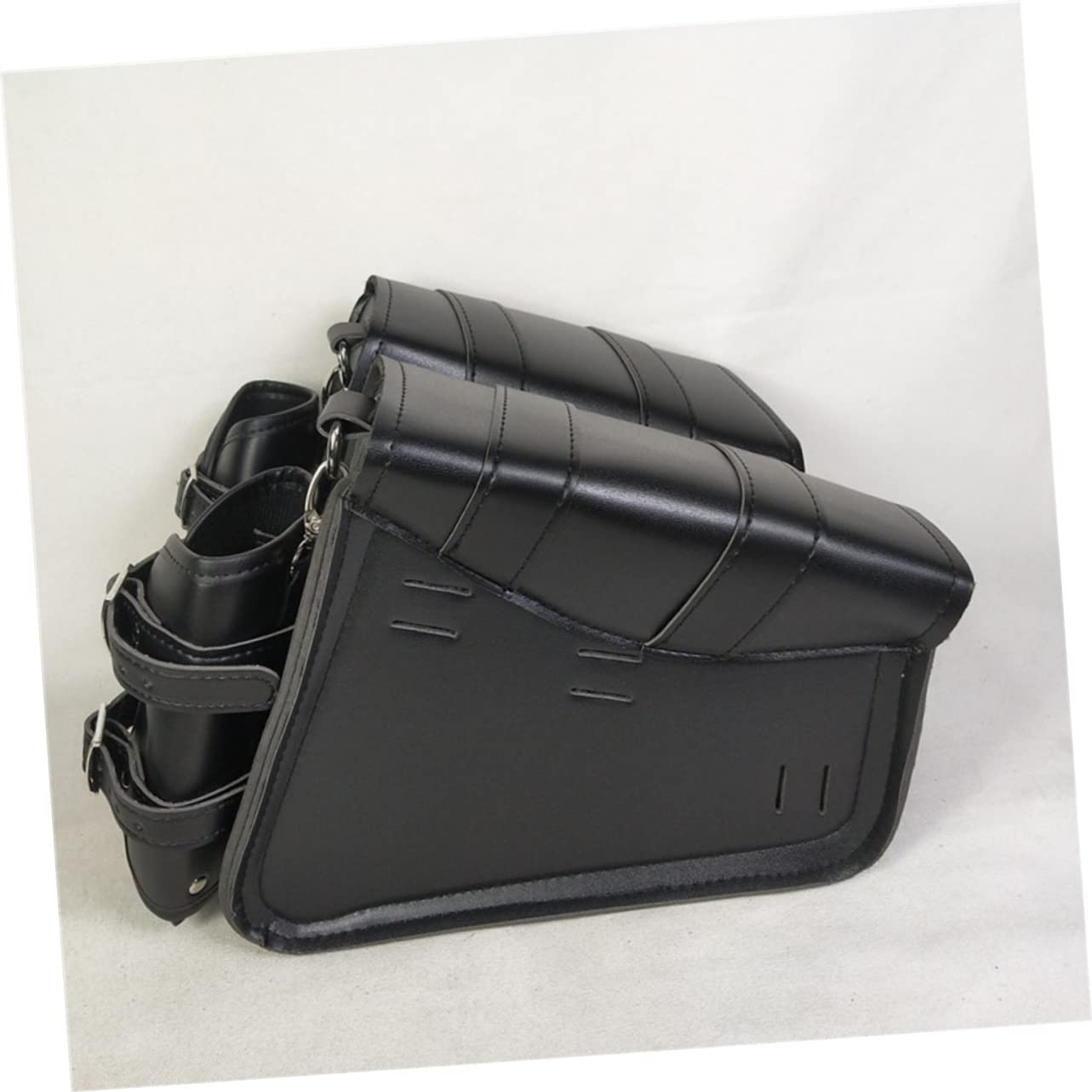 Sosoport Borsa da Sella per Bicicletta Borsa in Pelle Pu Marsupio Posteriore Fibbia Accessori per Ciclismo Contenitore per Riparazioni e Oggetti Essenziali