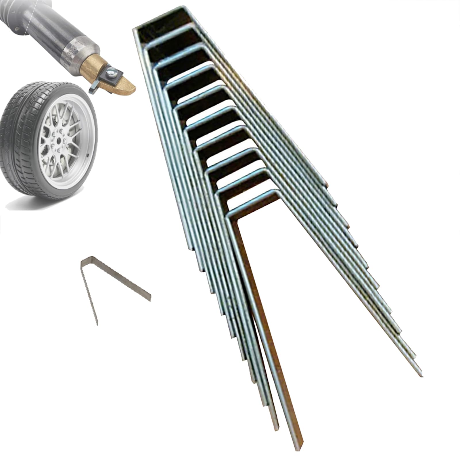 20 Pezzi di Incisione E Stampaggio in Gomma A Forma di V/U, Parti di Lame per Scanalatura Pneumatici, Riscaldamento Uniforme, per Macchine per Scanalatura Pneumatici,W4