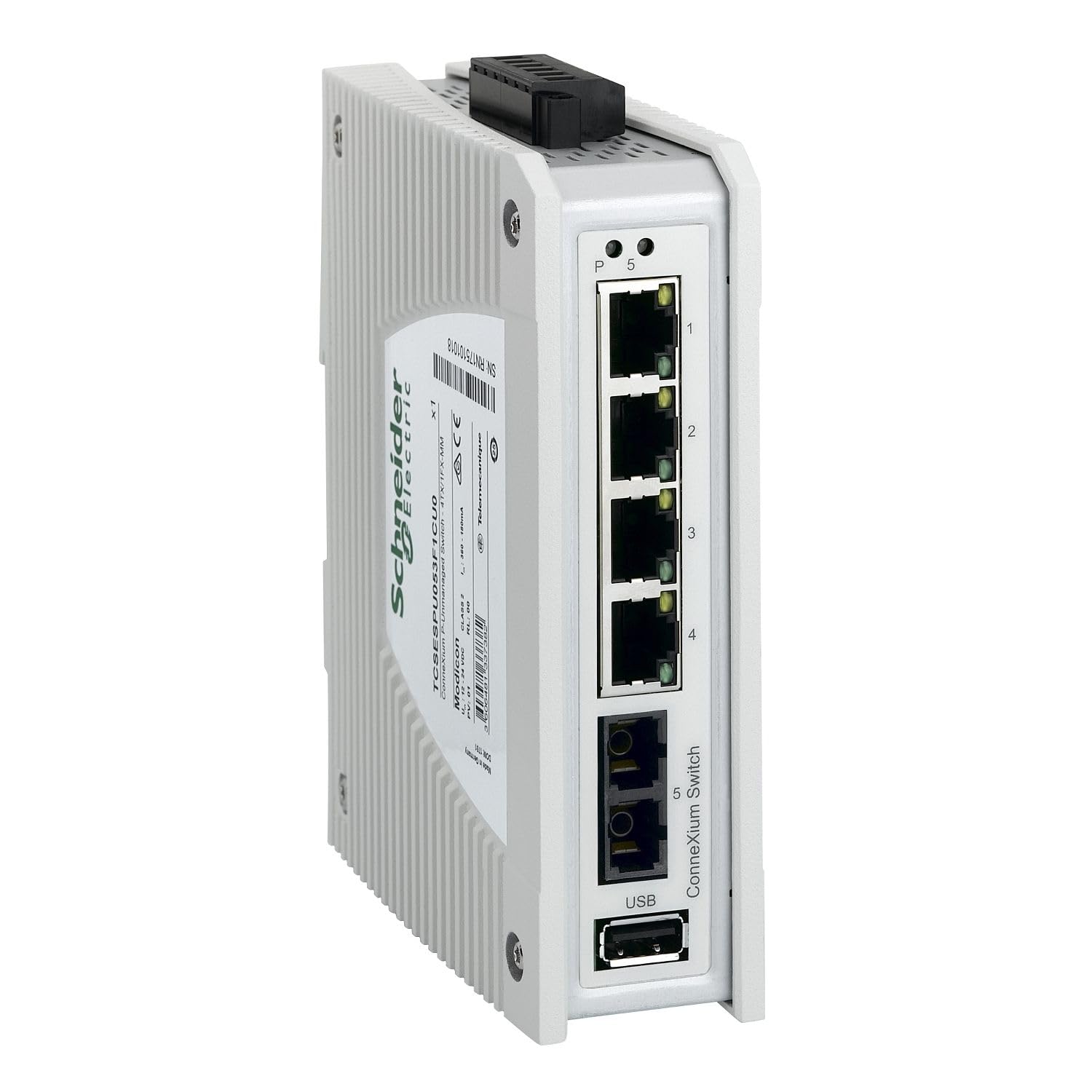 Switch NOGestPrem 4x100TX RJ45 1xFO Multi SC pour résoudre les pertes de signal réseau