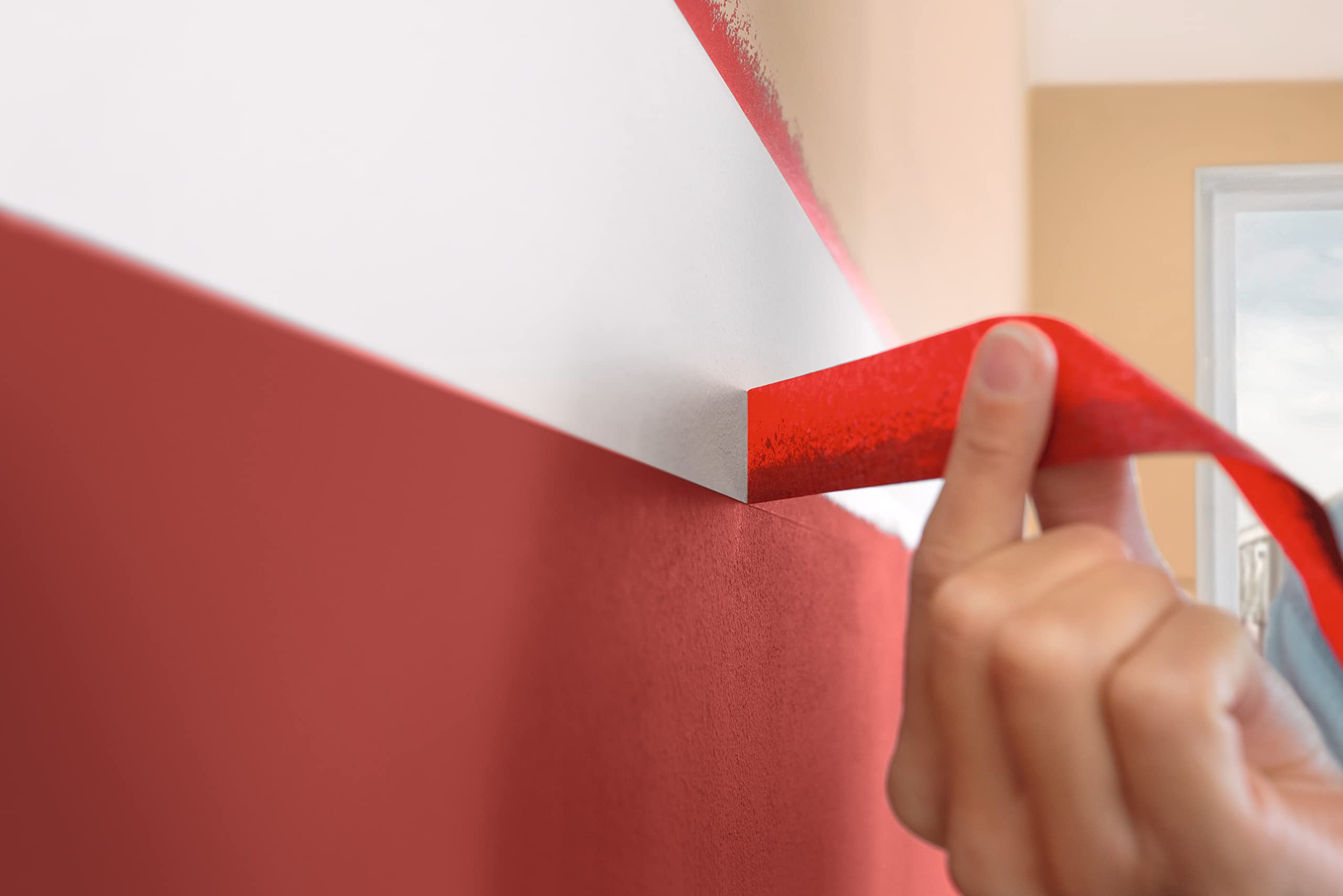 Nastro Mascheratura Tesa Excellent - 50m X 30mm, Per Verniciatura Professionale, Bordi Puliti E Senza Residui - Foto 9