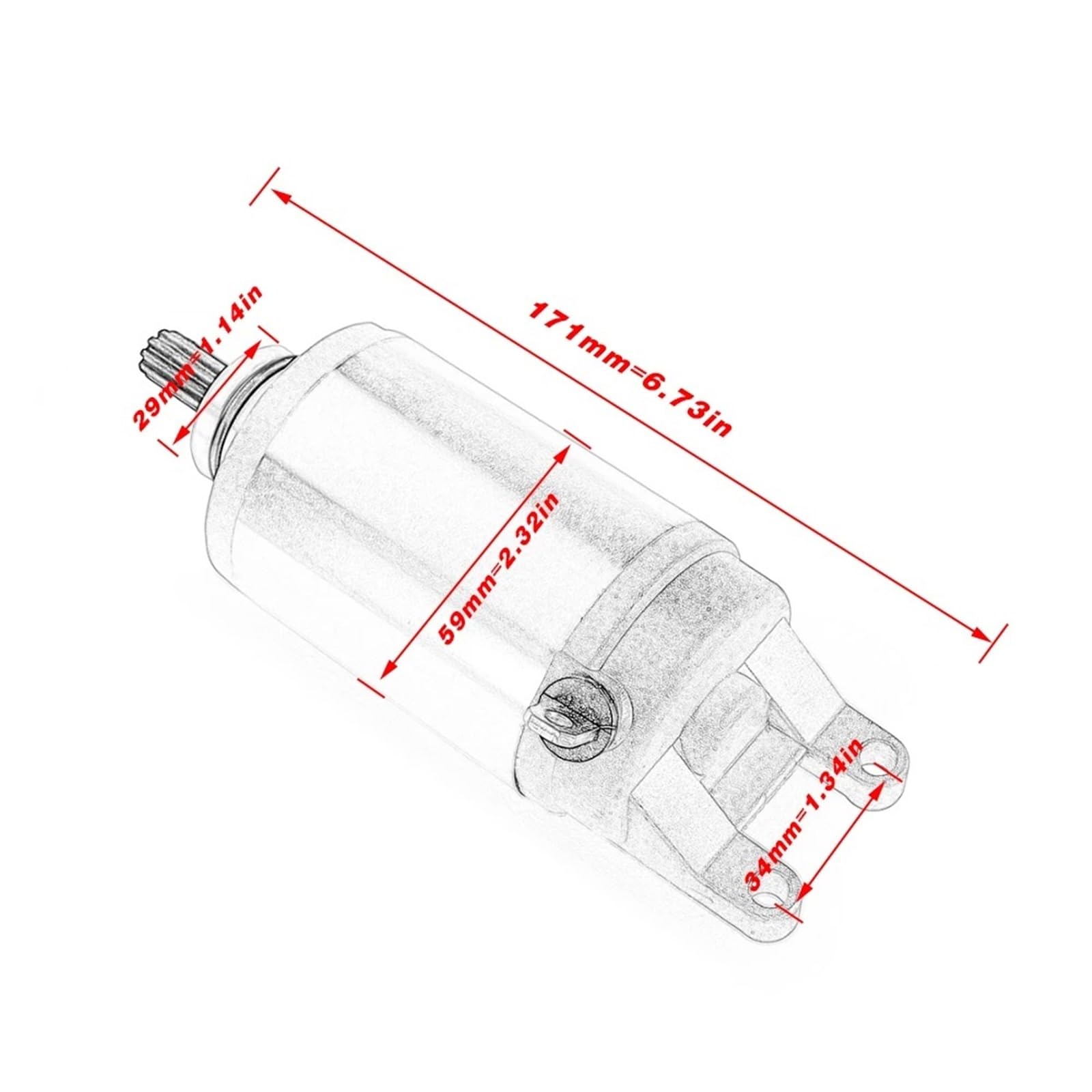 Motorino avviamento Per SUZUKI AN250 AN400 Burgman 200 250 400 125 150 Parte # 31100-14F01 Parti Di Motore Del Motociclo Motorino Avviamento