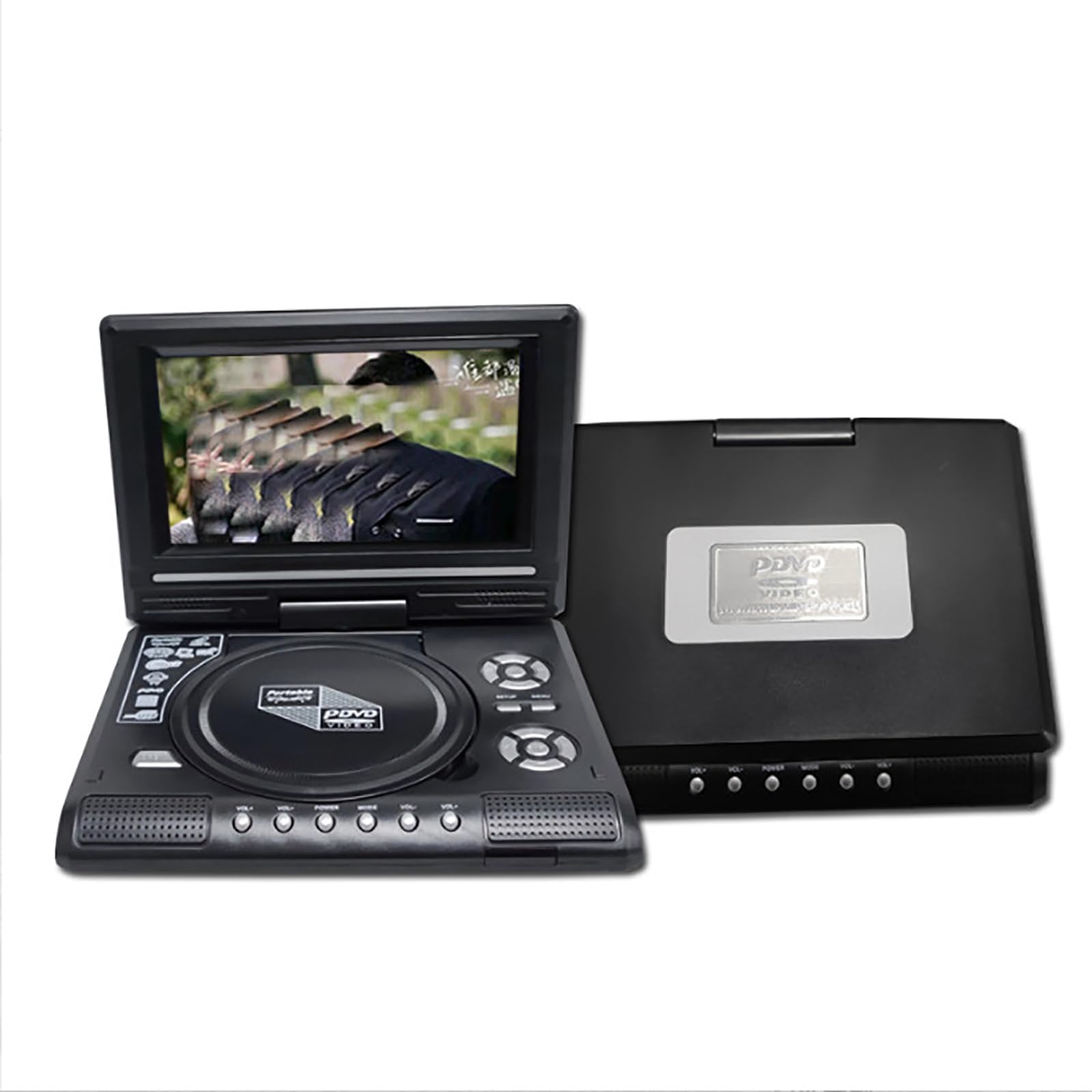 Lettore DVD/EVD Portatile HD Da 7,8" (1pcs) | Ampio Schermo, Ricaricabile E Compatibile Con DVD/CD/USB/Sd, Perfetto per Casa E Viaggi