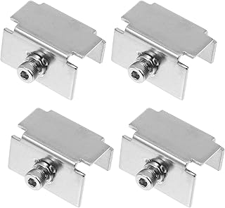 iplusmile Impressoras 3D Ferramentas universais 4 peças de clipes de cama de vidro grampos de cama quente plataforma de vidro fixos grampos de fixação de aço inoxidável impressora 3D grampos acessórios impressoras 3d ferramenta de calor