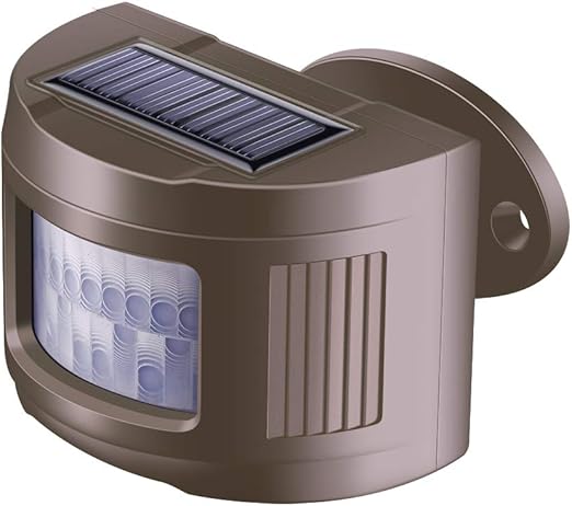 eMACROS Pairable 1/2 Mile Long Range Solar Wireless Driveway Alarm Indoor Outdoor Weatherproof Motion Sensor&Detector Security Alert System (2021 New)