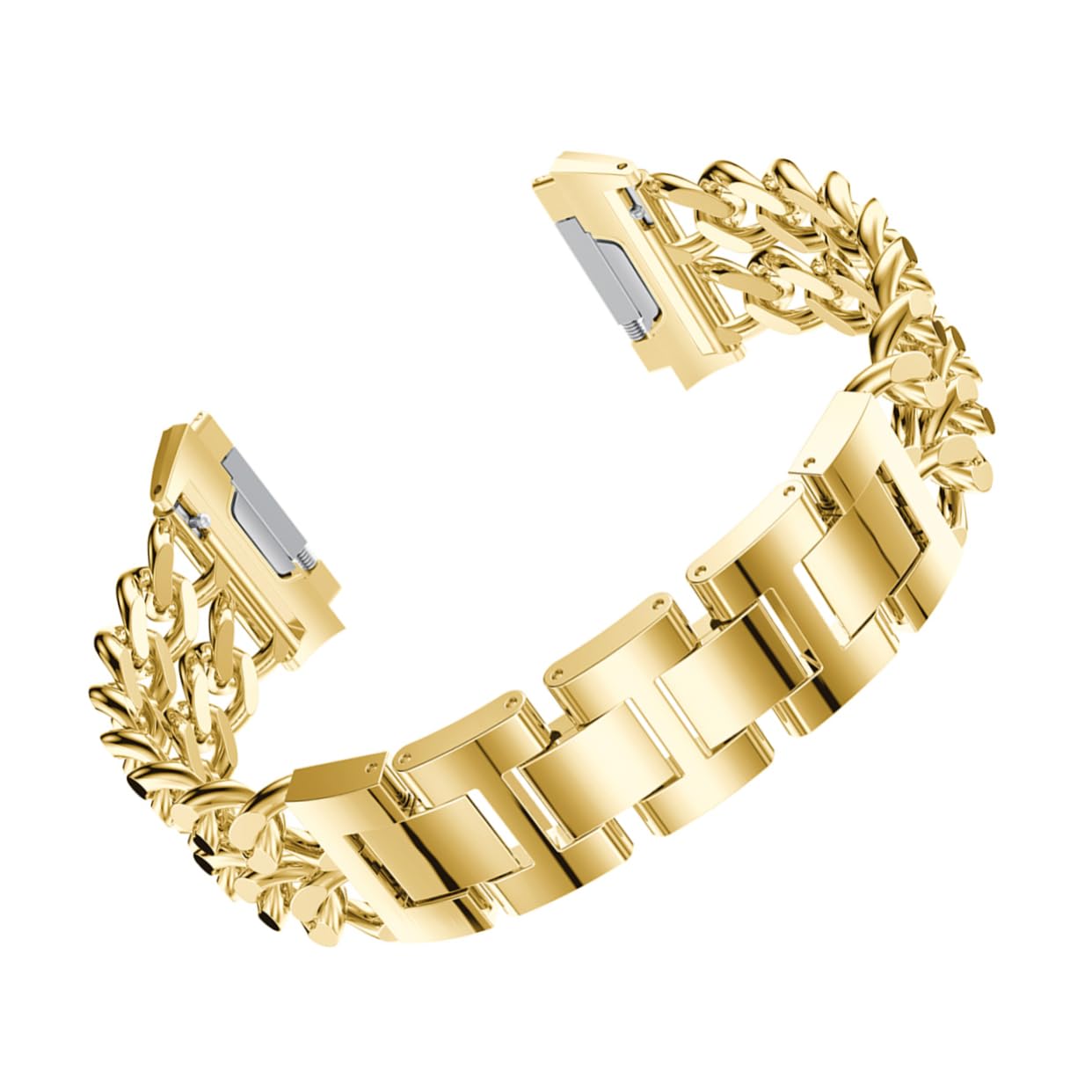 Hemobllo 2 Pièces Bracelet Ionique Bracelet De Montre Ionique e De Montre Intelligente Double Rangée Cowboy Chaîne Denim Chaîne Solide Chaîne En Acier