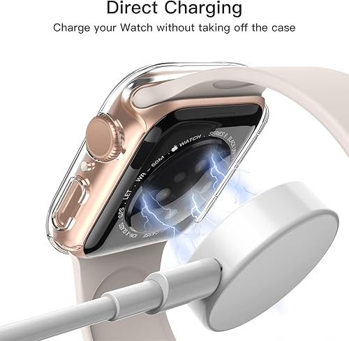 Vista 54 de JETech Funda con protector de pantalla para Apple Watch SE 3/2/1 (2025/2022/2020)/Series 6 5 4 de 1.732 pulgadas, cubierta protectora total