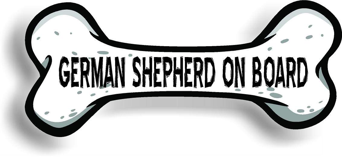 German Shepherd on Board Car Magnet Bumper Sticker 3