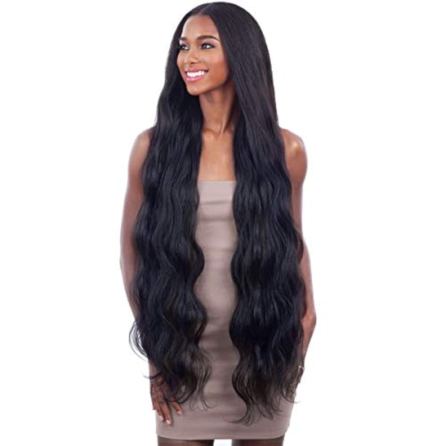 Organique Mastermix BODY WAVE 30" - Shake-N-Go Synthetic Bundle Weave (1 Jet Black, 2Pack)