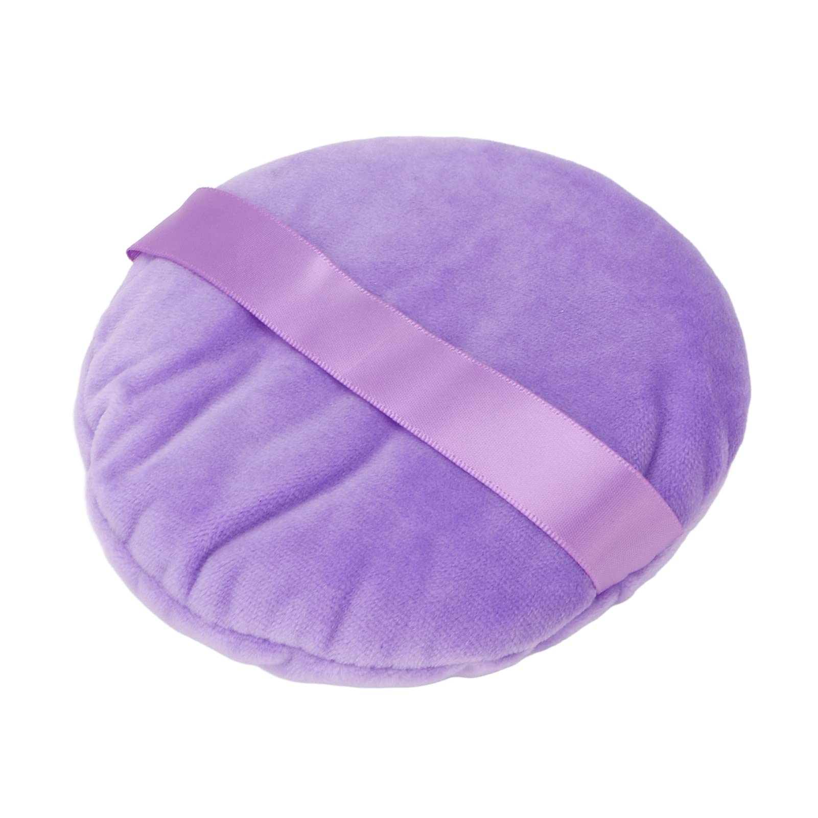 Puder do Pudru, NadająCy Się do Prania MięKki Puch łabęDzi Ultra duży OkrąGły Puder Sypki do PodkłAdu w PłYnie, Kremu, Pudru, Korektora, Stosowania na Mokro i na Sucho (Fioletowy)