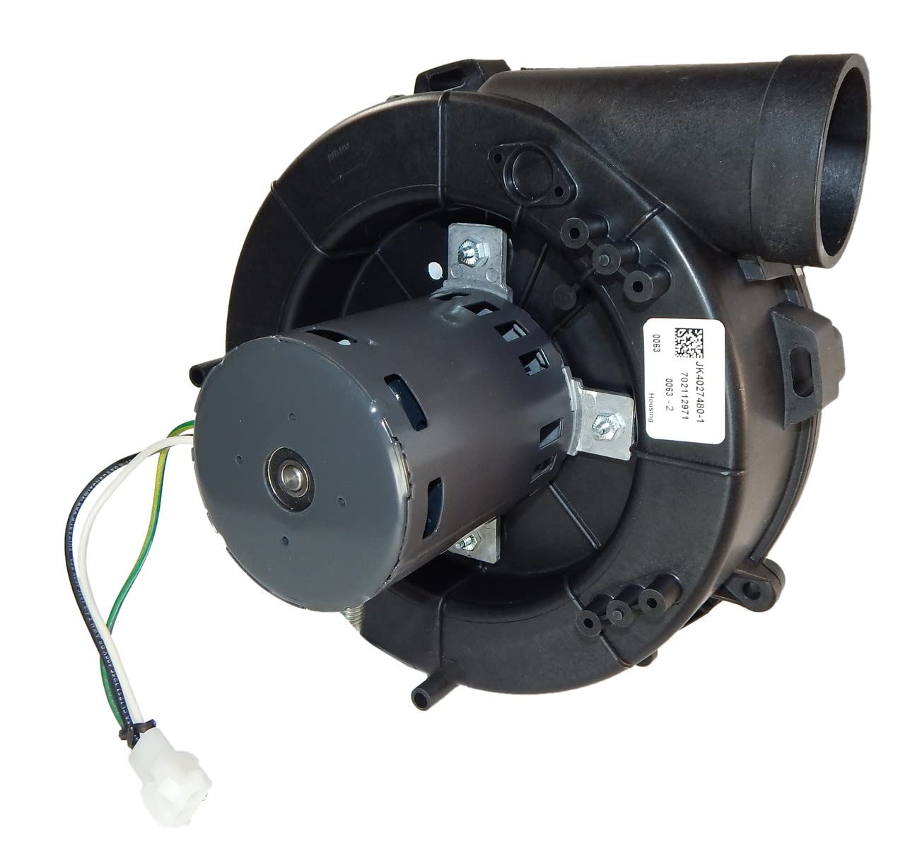 Fasco Blower: Furnace Flue Exhaust, 115V AC, 3400 RPM, 1-Speed