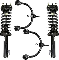 Vista 77 de Detroit Axle - Kit de brazos de control delanteros de 4 piezas para Ford Mustang Base GT 05-10 2005 2006 2007 2008 2009 2010, 2 brazos de control