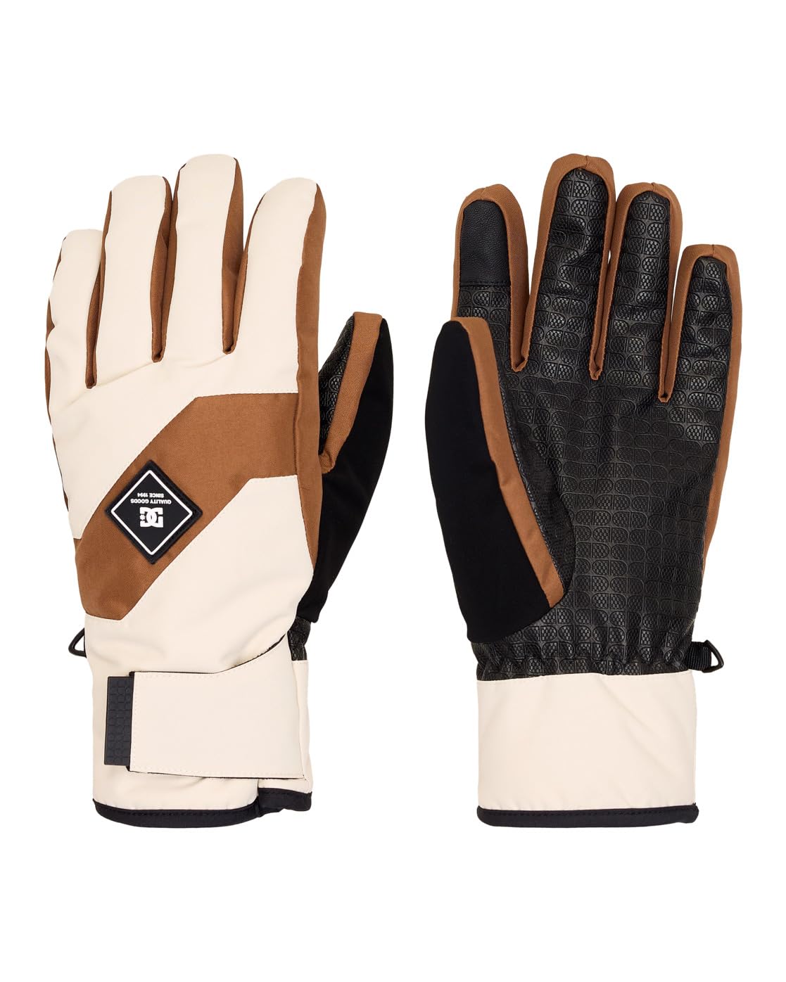 Dcshoes FRANCHISE GLOVE Rękawiczki męskie Beżowe M