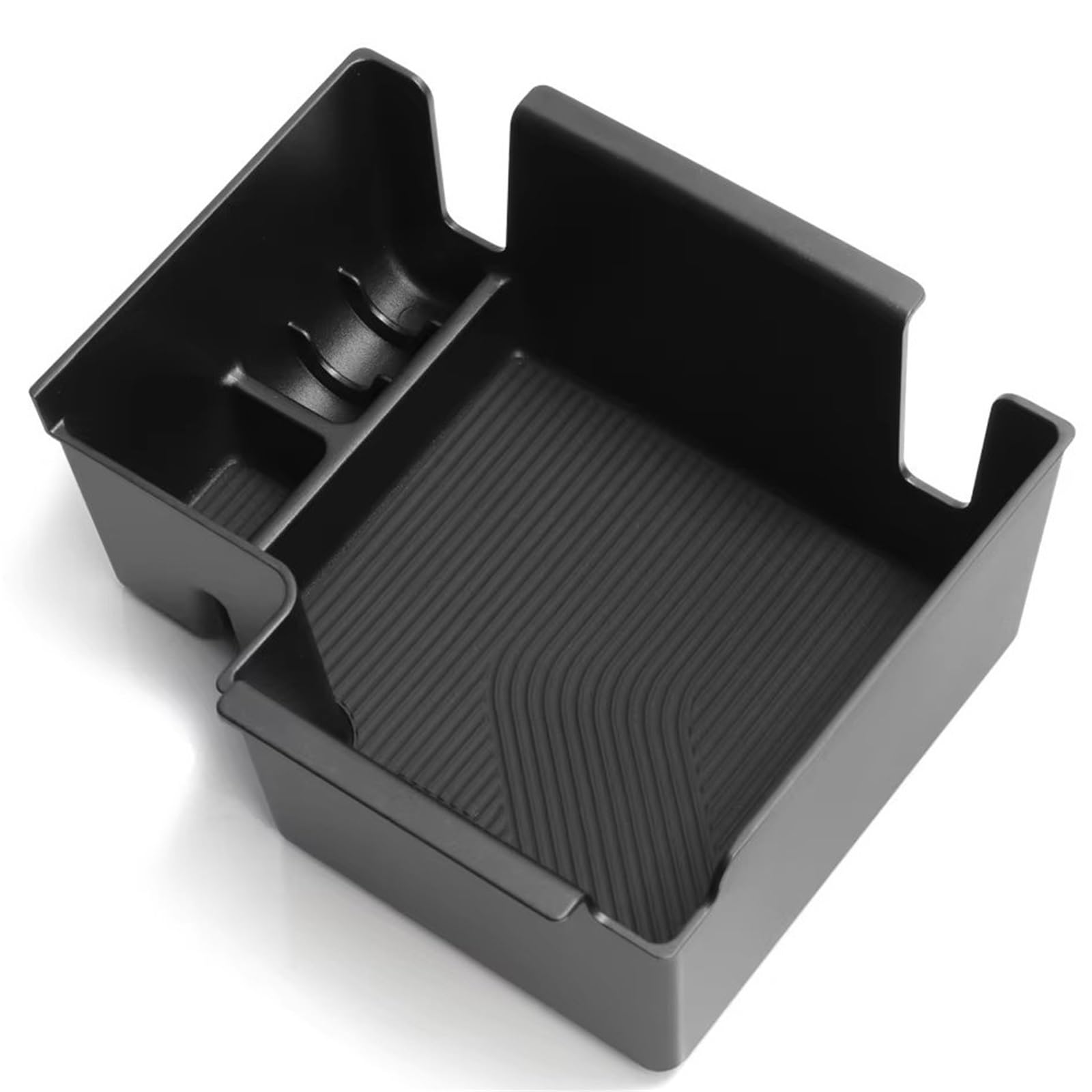 SZTMYVUW Interior Storage Box Compatible With Kia EV9 2024 2025 Center Console Armrest Storage Box Car Tray Organizers Accessories Tidying Black
