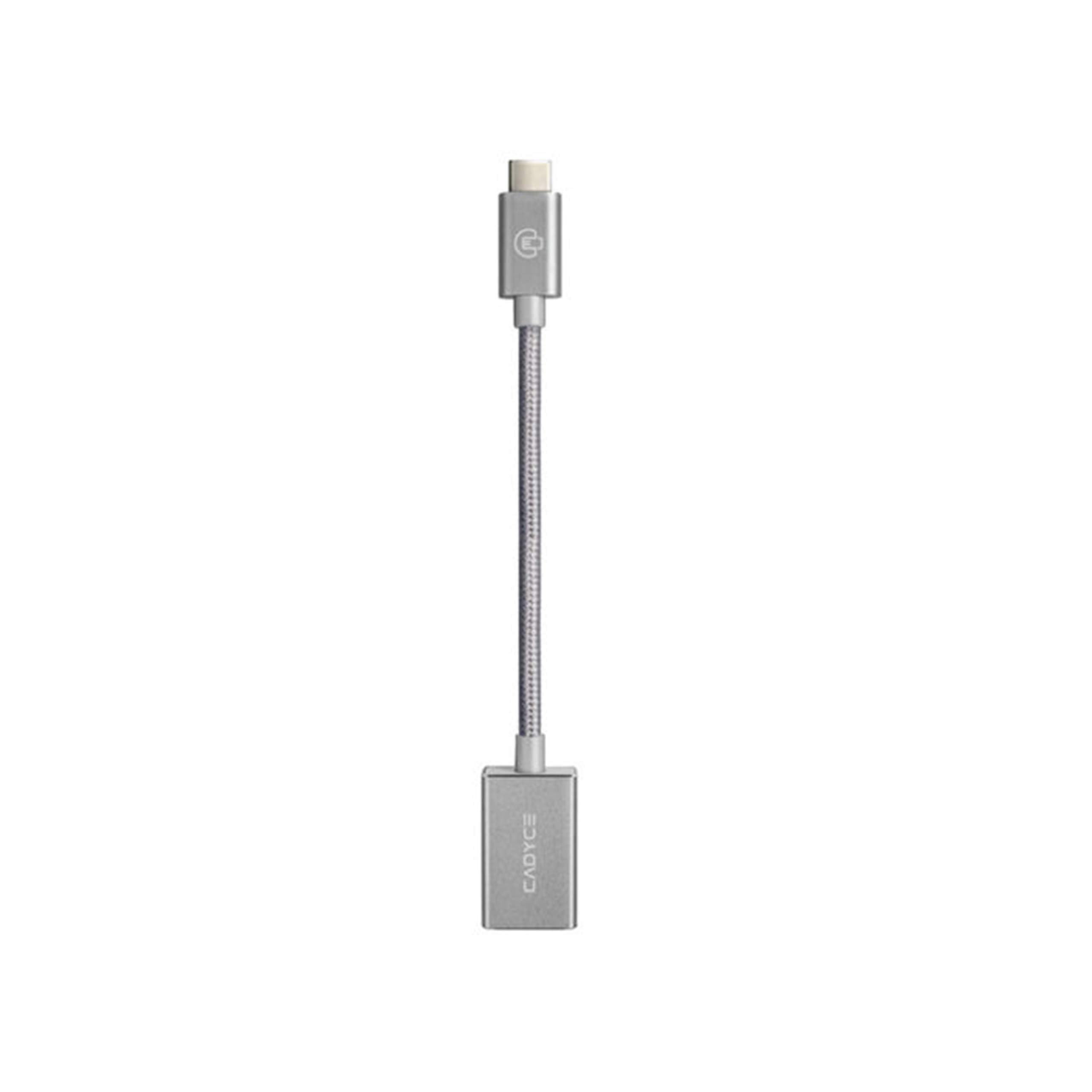 CADYCE Cadmium Premium Braided USB-C to USB 3.0 A Type Female Cable (Length 15cm) Space Gray (B018SAPH42) Amazon Price History, Amazon Price Tracker
