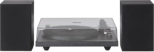 Miniatura 8 de Crosley C62C - Tocadiscos con sistema de alta fidelidad con altavoces, brazo ajustable, cartucho magnético móvil, receptor Bluetooth, 40 W por canal