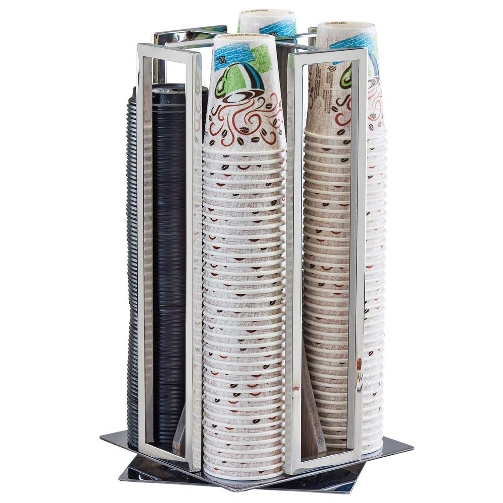 Ashwood Collection by CAL-MIL – 10W x 10D x 18.125H, Metal, Gray/Silver, Model 3803-83
