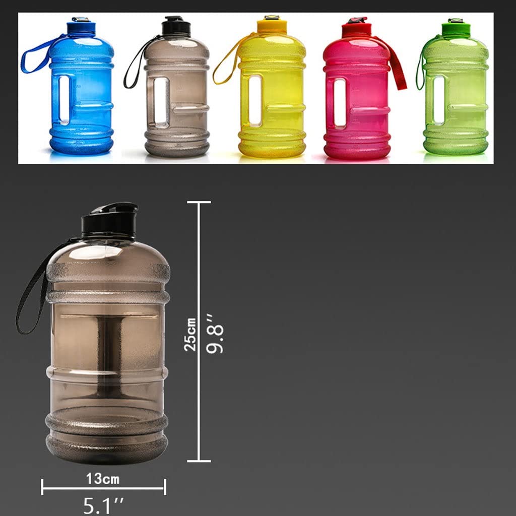 Borraccia Sportiva 2.2L Grande bottiglia d'acqua di capcity con manico all'aperto fitness in esecuzione palestra formazione plastica sport acqua bottiglie acqua brocca Borraccia Sportiva In Sport E Te
