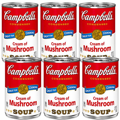 Soupe crème de champignons Campbell's, velouté de cuisine traditionnel, lot de 6
